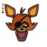 Foxy The Fox Five Nights at Freddys Embroidery Design